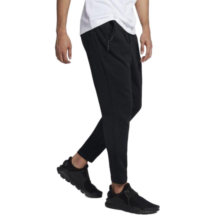 Nike Sports Casual Cropped Pants Men bottoms Black 861680-010