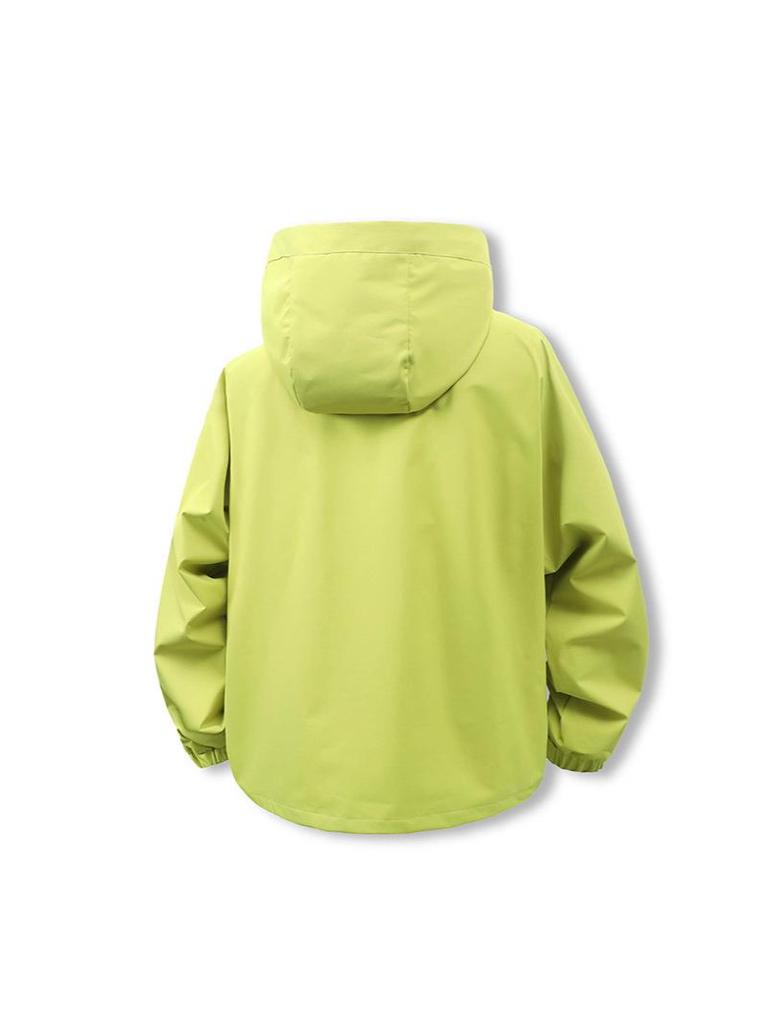 Unisex Winddichte Wasserdichte Kapuzen-Outdoorjacke: Trendig & Vielseitig für Frühling und Herbst