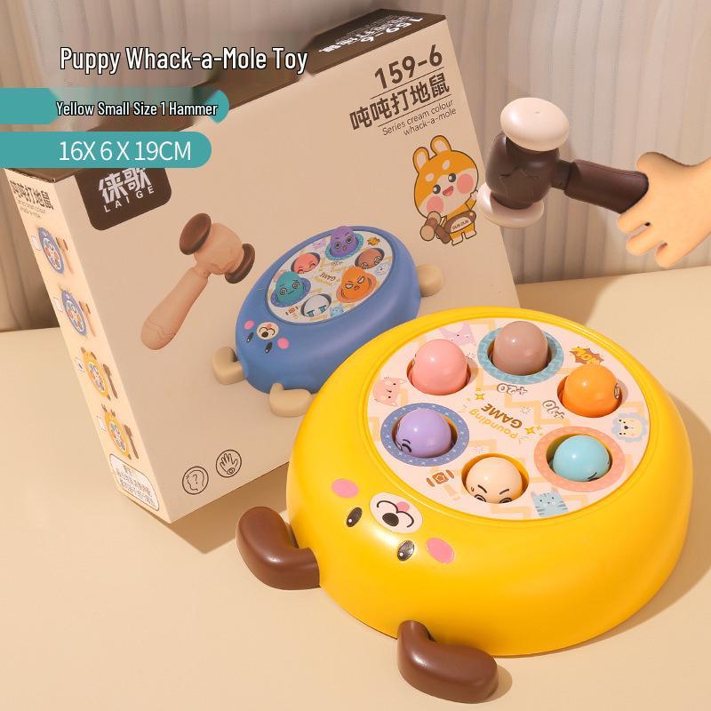 Infant & Toddler Rotating Musical Whack-a-Mole Toy - Early Education for Ages 0-1