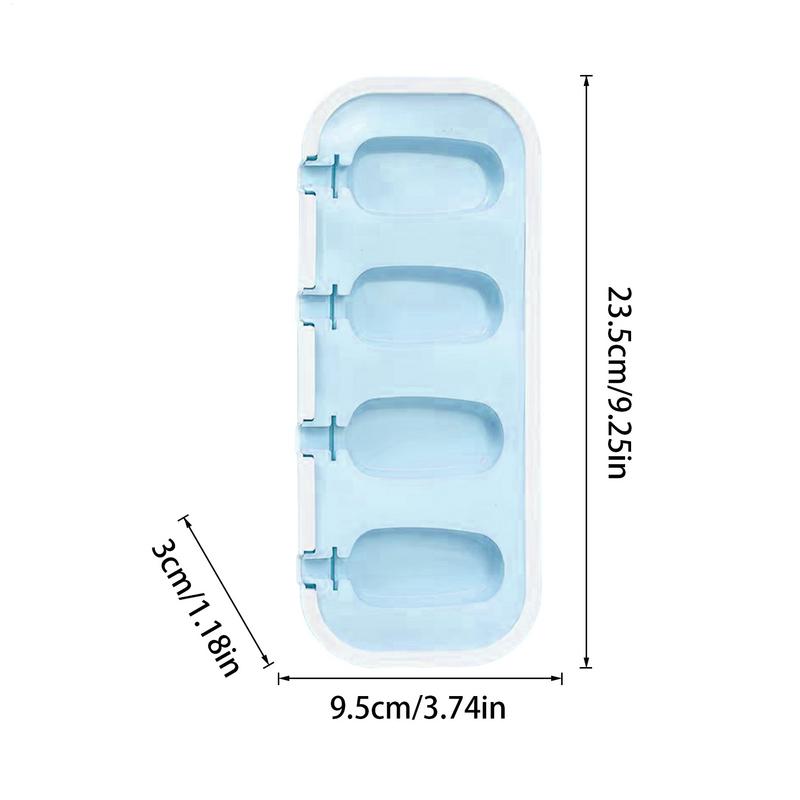 Ice Popsicle Molds Silicone Ice Popsicle Maker Easy Release Popsicle Mould Food Grade Ice Pop Molds For Pudding Smoothie Ice