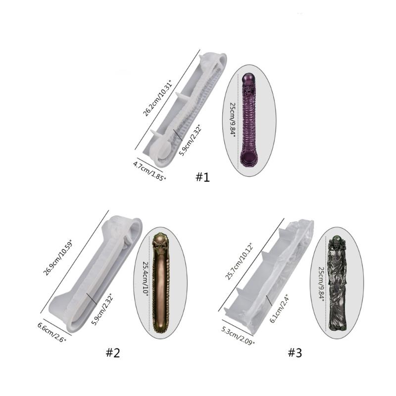 Skull Incense Stick Holder Silicone Molds Incense-Burner Ashes Catcher Epoxy Casting Mold Tealight Candle Holder Molds