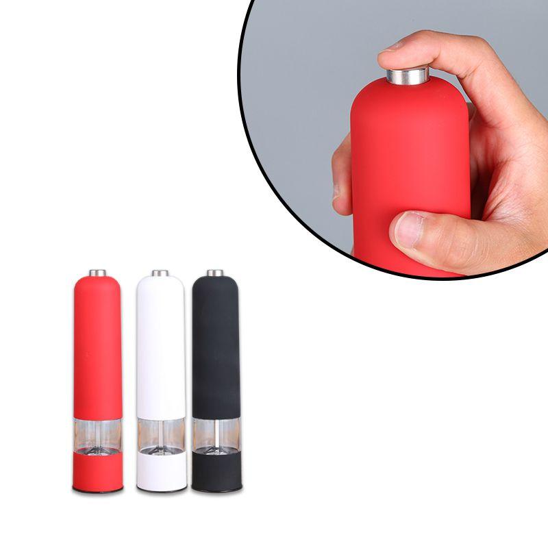 Pepper Electric Grinder Salt Spice Herbal Containers Easy Clean Home Kitchen