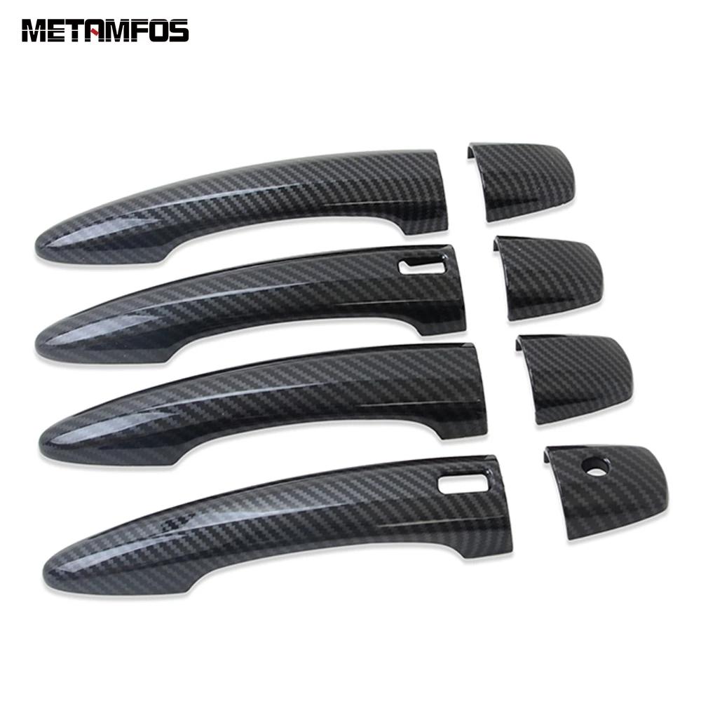 For Nissan Altima -2025/Sentra Sylphy -2025 Carbon Fiber Side Door Handle Cover Trim Protector Accessories Car Styling
