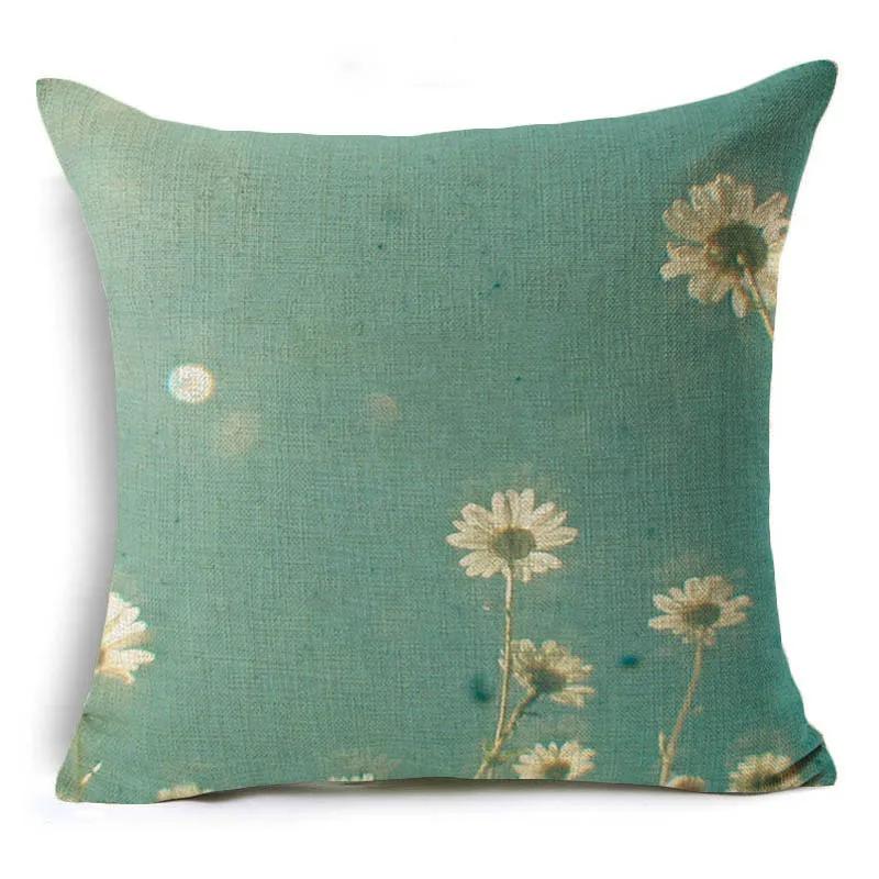 Nordic Style Succulents Printed Cushion Cover Pineapple Ananas Pattern Pillow Case Home Decorative Sofa Car Chair Throw Pillows