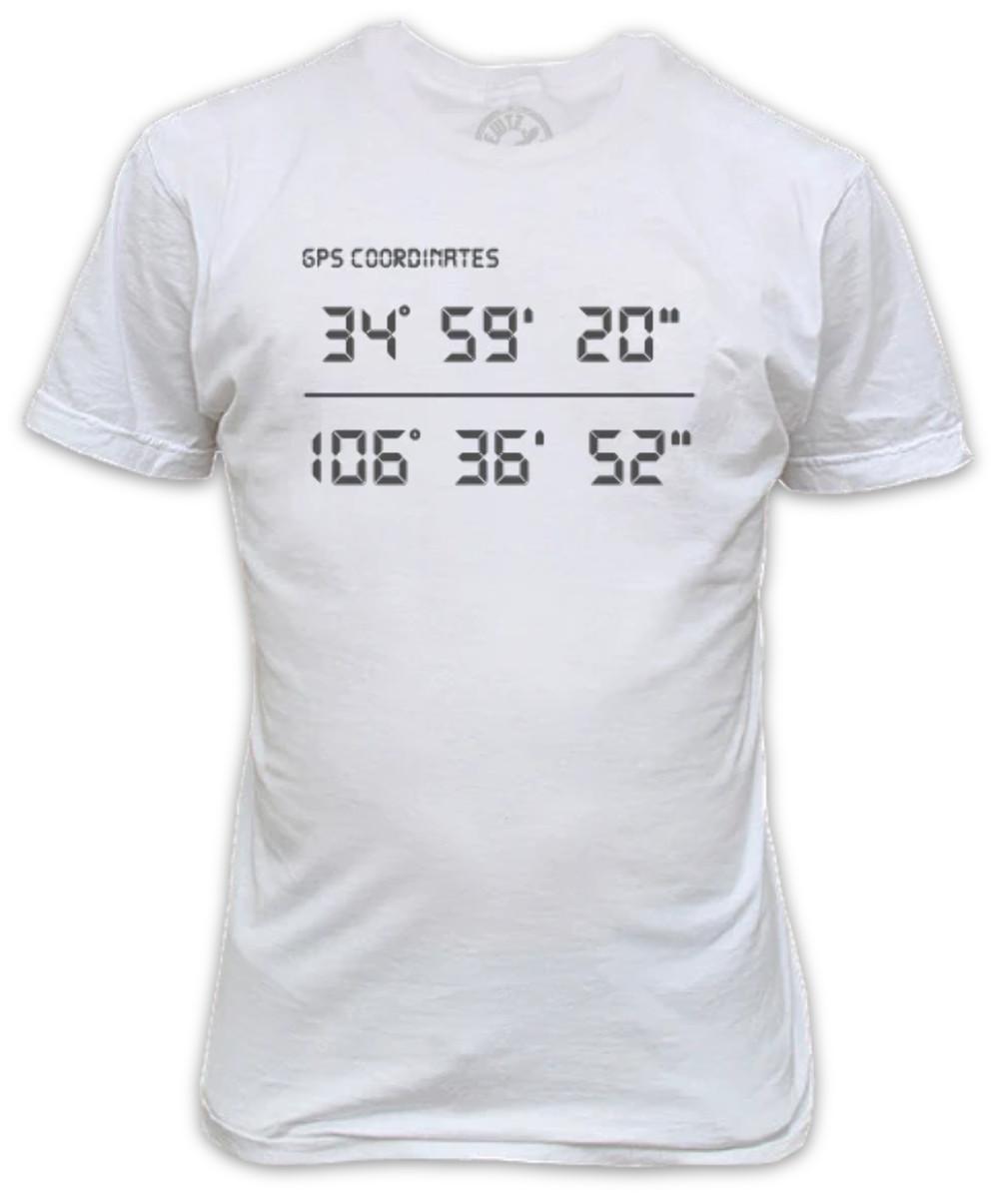 Breaking Bad GPS Coordinates White T-Shirt XXXXL