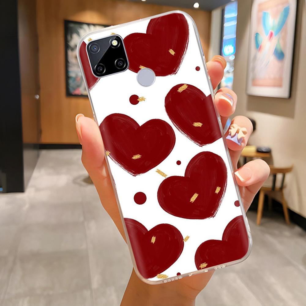 Case For Realme C25 C25s Coque Cute Cartoon Painted Soft Silicone Cover For OPPO Realme C25S C25 Cases Bumper RMX3195 RMX3197
