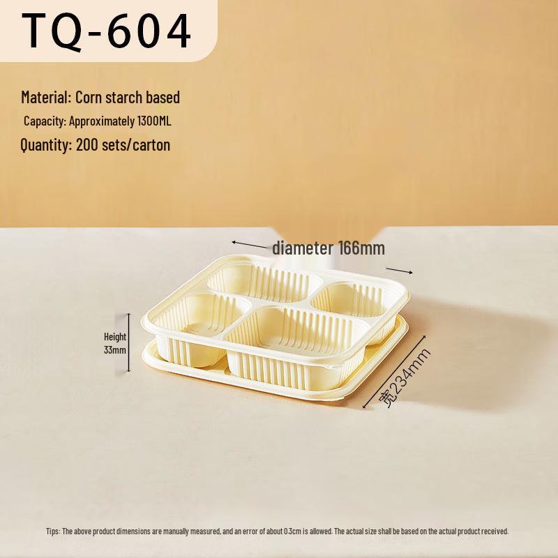 Degradable Corn Starch Disposable Lunch Box