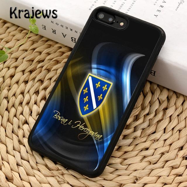 

Krajews Чехол для телефона с флагом Боснии и Герцеговины для iPhone 14 5 SE 6s 7 8 plus X XR XS 11 12 13 pro max Samsung S21 S22ultra Plus iPhone 14