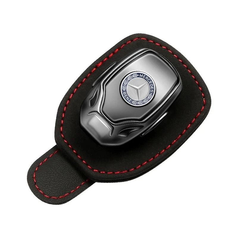 

C200 E300 Hot 2026 For Benz Car Eyeglass Holder Glasses Storage Clip For Mercedes Benz AMG GLE GLC W205 W206 W203 W204 W210 W212 чёрный