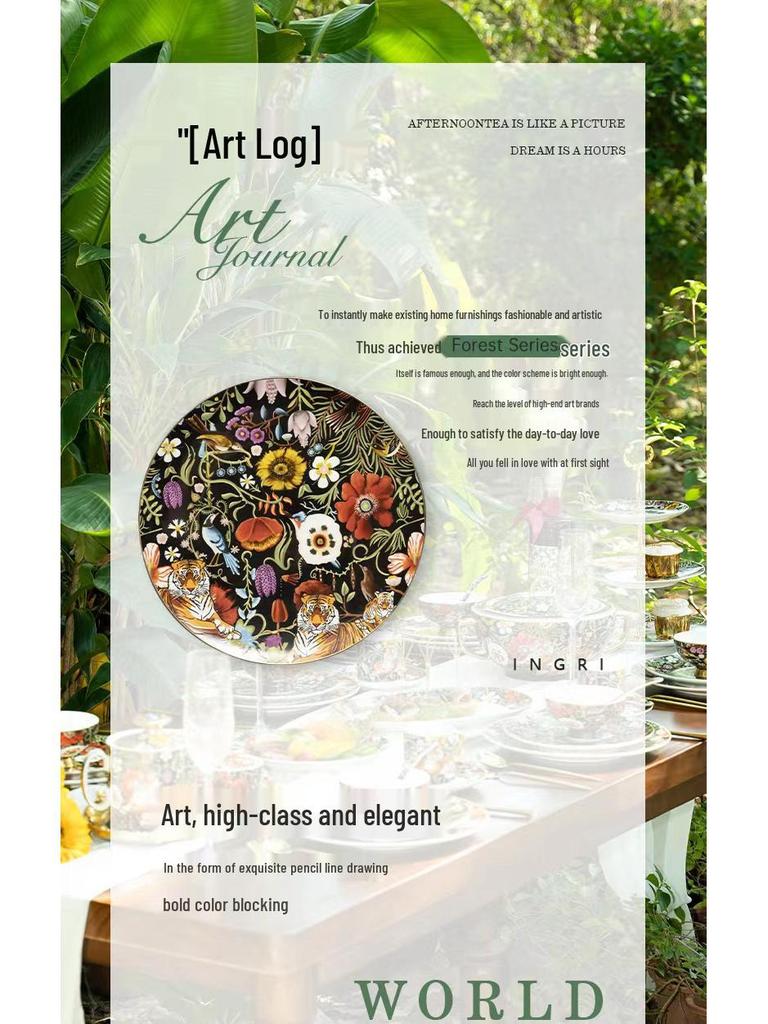 Luxuriöses europäisches Knochenporzellan Geschirrset: Schüsseln, Essstäbchen & Teller für den Heim- oder Hotelgebrauch - Perfektes Keramikgeschenk