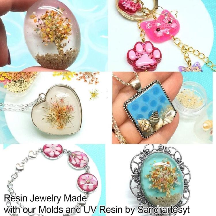 Gem Jewelry Silicone Casting Mold for DIY Crystal Stone Handmade Cake Decoration