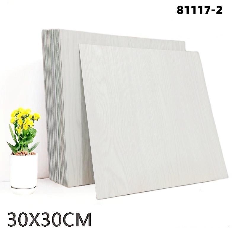 Selbstklebende PVC-Holzmaserung-Fliesen: Wasserdicht, Feuchtigkeitsbeständig, Abriebfest für Schlafzimmer-, Wohnzimmer-, Badezimmerböden & -wände.