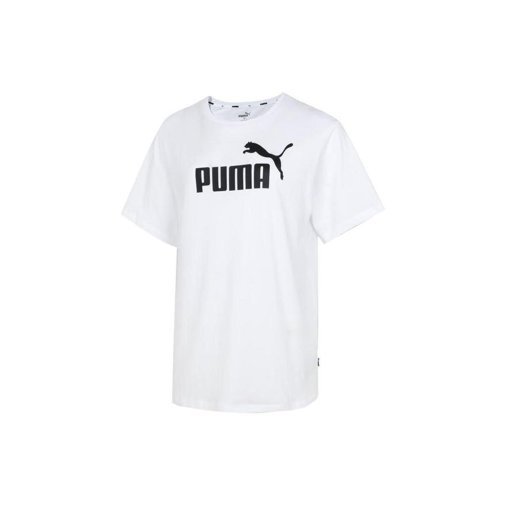 Puma American Vintage Logo Print Casual Breathable Loose Short Sleeve T-Shirt Women Tops White 685646-02