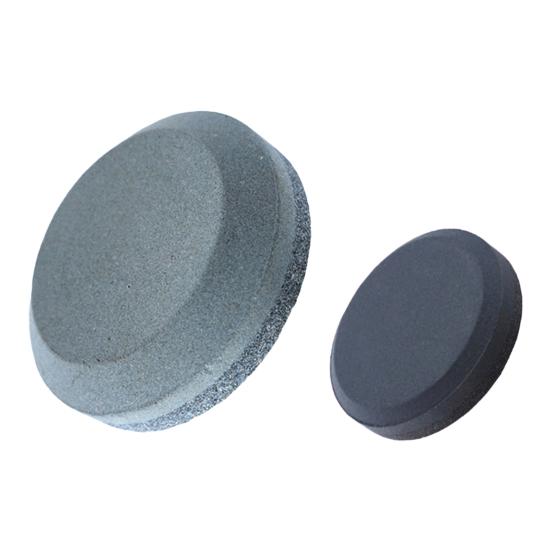 5 inch slijpsteen met dubbele korrel, snel slijpend, bruin korund/carborundum, huishoudelijke multifunctionele slijper voor scharen
