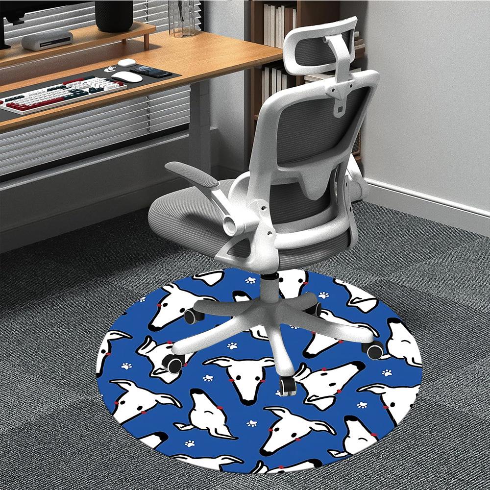 

1pc Dogs, Pattern Chair Carpet for Office - Durable, Ideal for Chair Mats, Stylish & Functional Decorative Rug yy260203072 80cm by 80cm