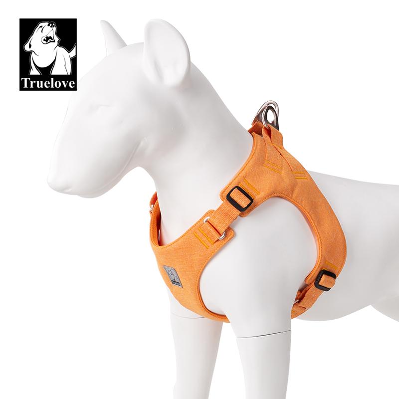 TRUELOVE Reflective Dog Harness Vest Soft Padded No-Pull Pet Harness for Small Medium Dogs Cats Adjustable Walking Vest TLH3012