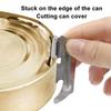 10Pcs Multifunctional Folding Bottle Opener Stainless Steel Mini Can Opener Portable Lid Opener Outdoor Camping Tool