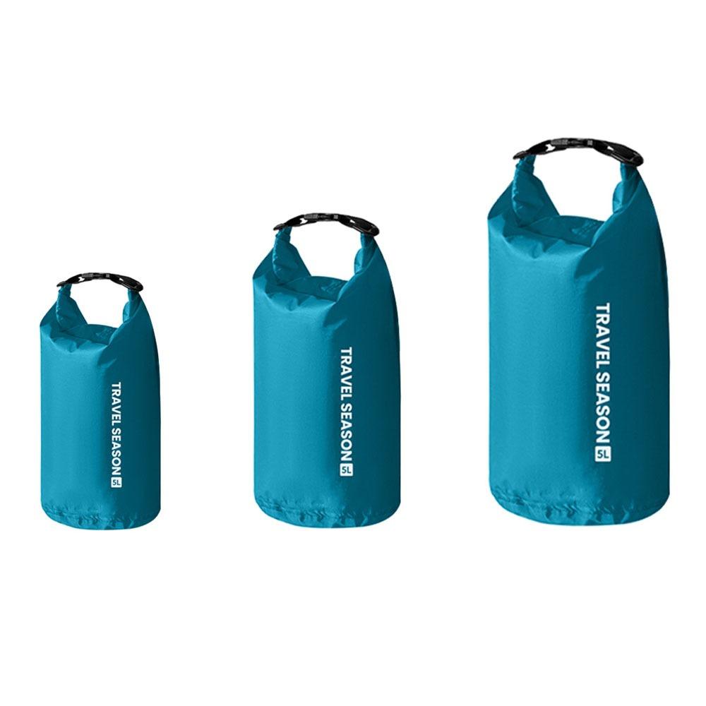 

3Pcs/Set Waterproof Clothes Storage Bag Ultralight Camping Storage Pouch Dry Bag Sack Rafting синий