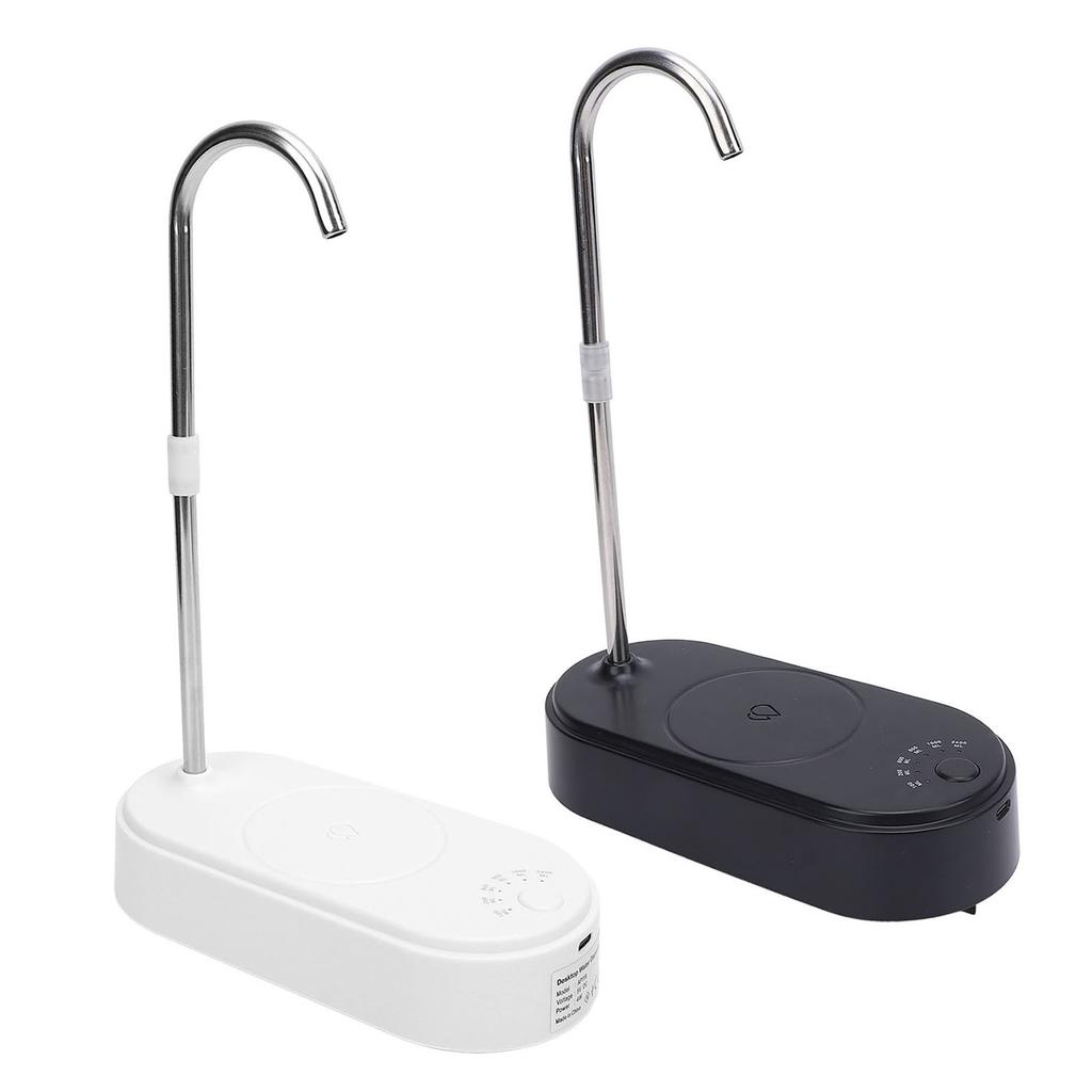 Desktop Water Dispenser with Hose Electric Bottle Drinking Water Pump Tray for Living Room Kitchen B