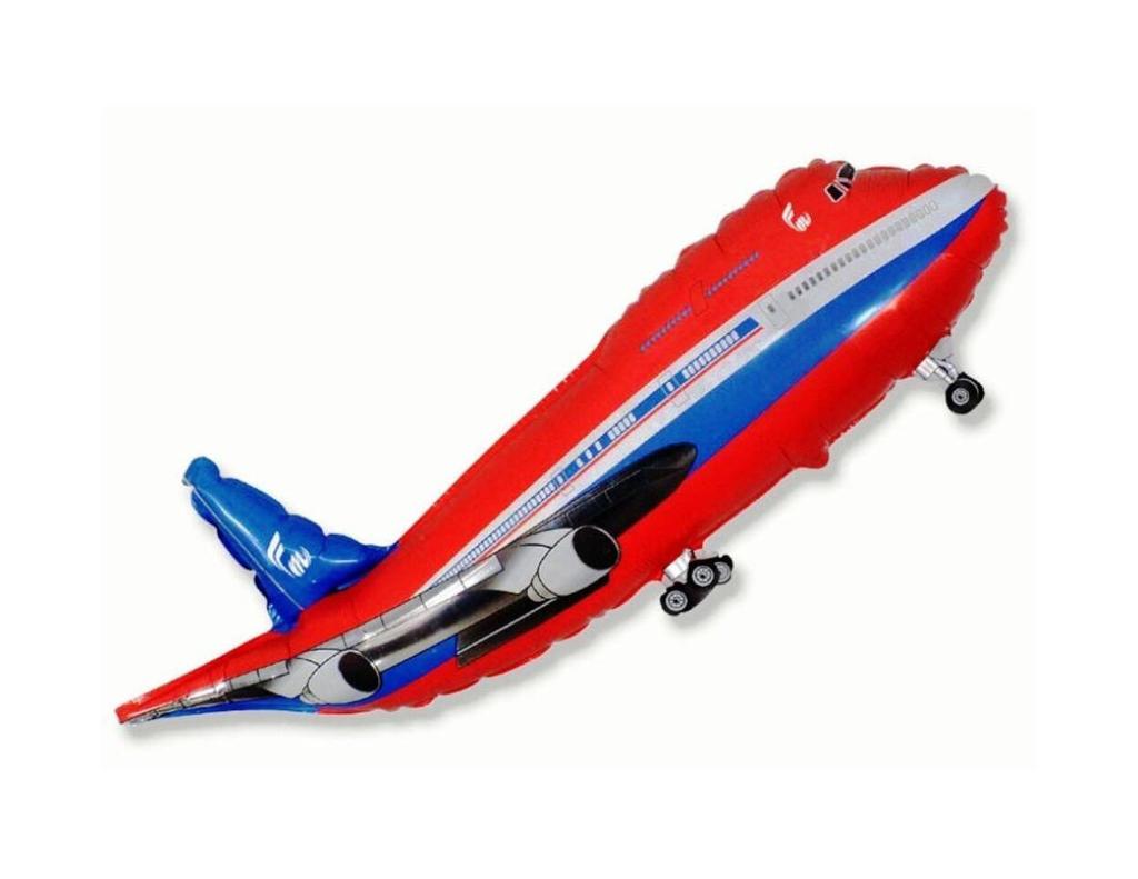 Balon Foliowy Samolot, 95X41Cm, Grabo