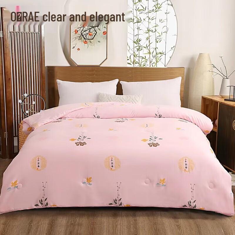 Grace Washed Cotton Breathable Seven-Hole Fiber Quilt
