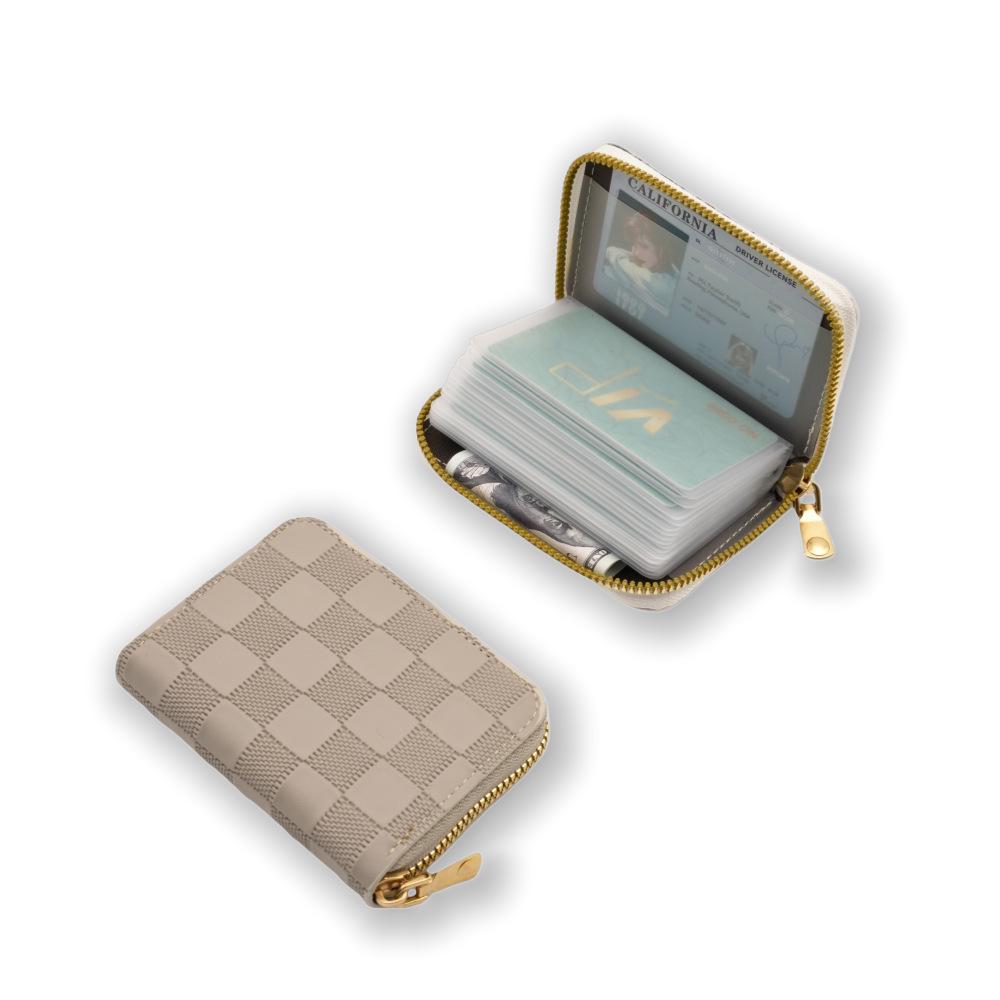 Retro Accordion Wallet: Large Capacity Unisex Card Holder & Business Organizer