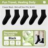 Disposable Crew Socks Unisex Non Washable Daily Use Socks Pack of 5 Pairs Suitable for Travel Business and Home Use