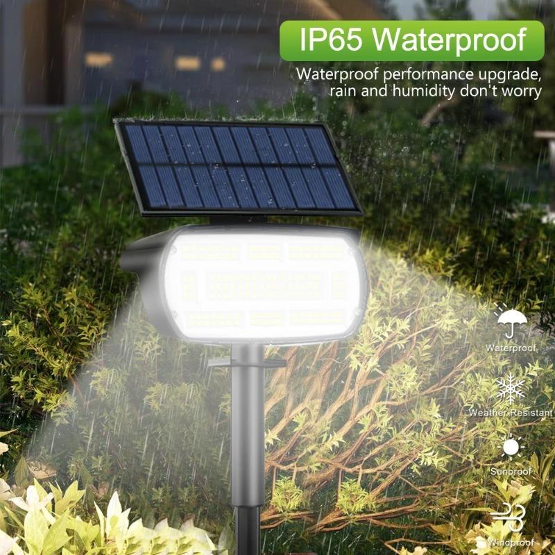Waterproof Solar Garden Lights 23 LEDs Dual-Purpose Spotlights Outdoor Landscape Lights IP65 Dimmable 8pack Pathway Patio Yard