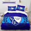Set Copripiumino e Federe VfL Bochum Decorazione per la Casa Regalo di Compleanno (1 * copripiumino + 2 * federa, senza nucleo)