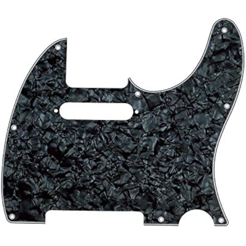 Fender Pickguard 8-HOLE MOUNT MULTI-PLY TELECASTER® PICKGUARD, BLACK MOTO