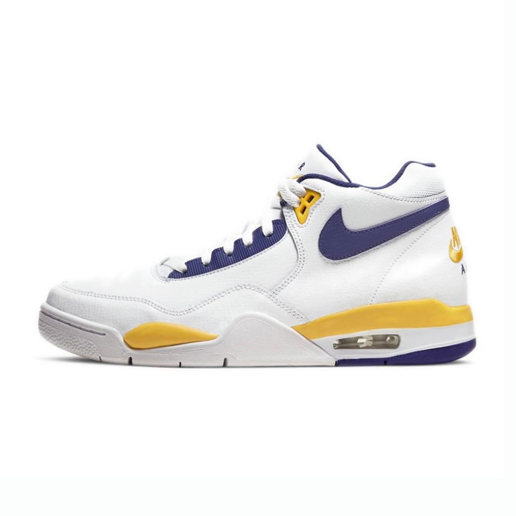 Nike Flight Legacy Dämpfung Abriebfeste Dämpfung, Verschleißfeste Mittelhohe Vintage Basketballschuhe Herren Ecru BQ4212-102(Team1416-)