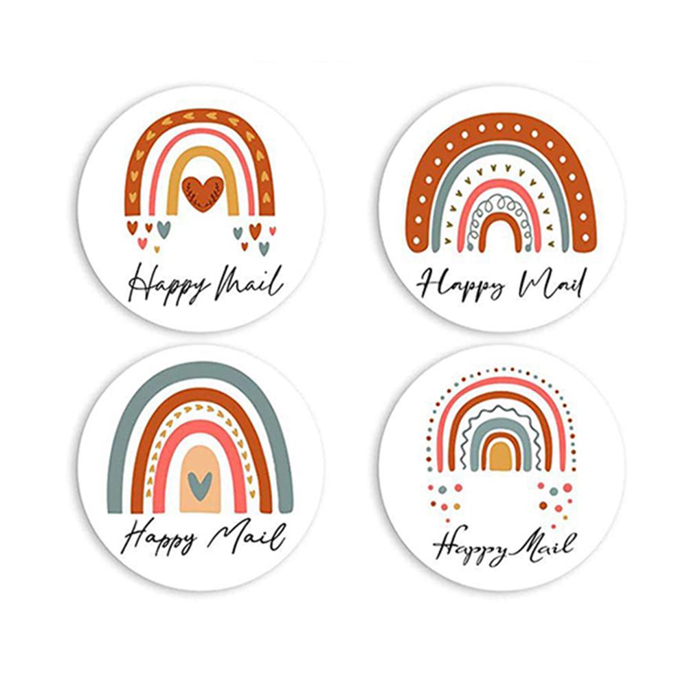 

Подарочная карта с рождественским украшением Rainbow Thank You New Year X093 A14-50pcs-5x9cm