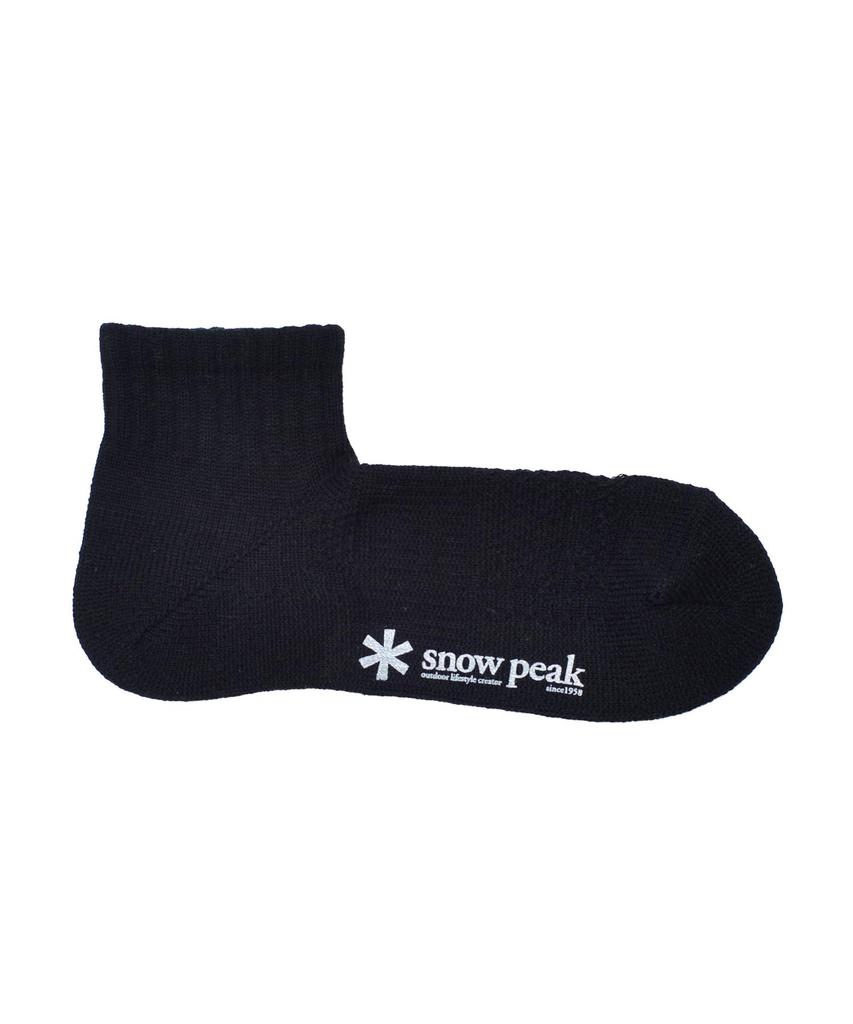 Snow Peak Everyday Use Sox Socks Size SO-26SU002 (Men's & Women's, BLACK, M)