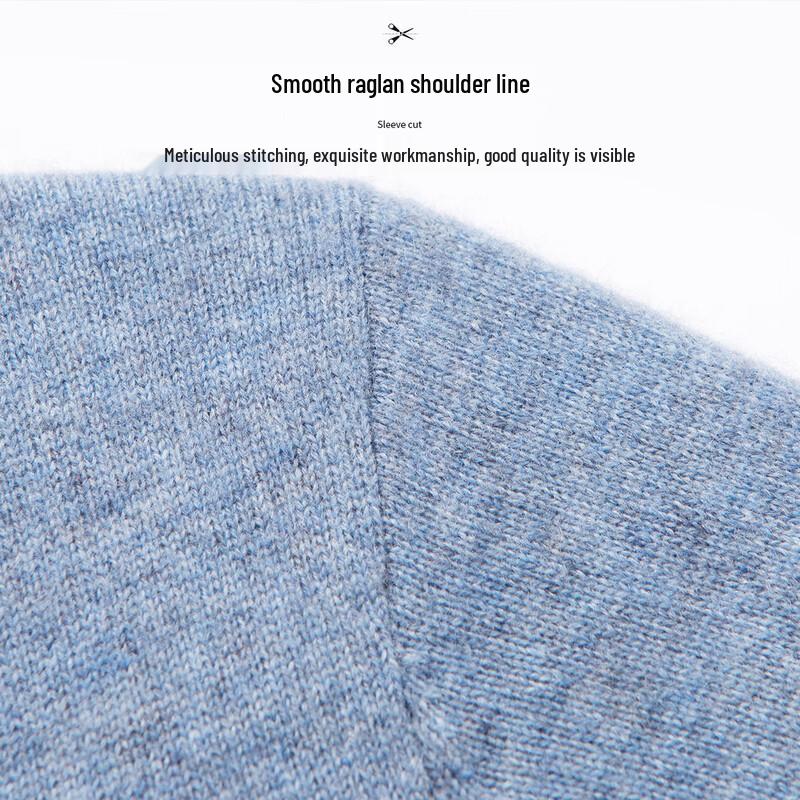 Hodo Men's Luxury V-Neck Cashmere Sweater