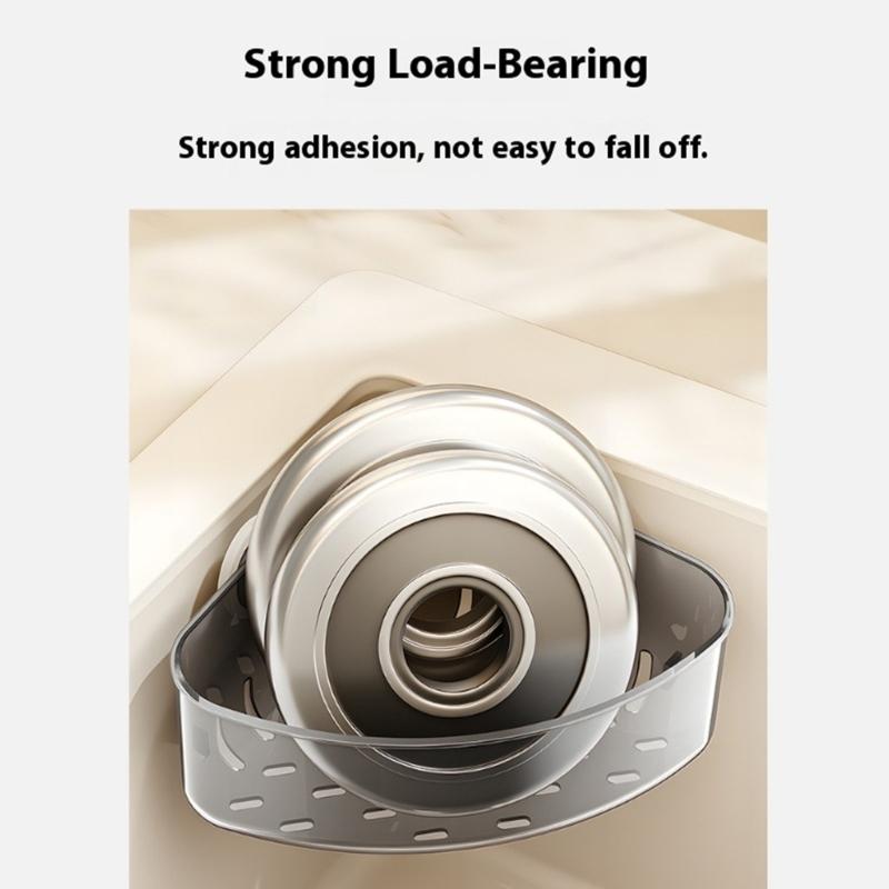 Flexible Kitchen Sink Corners Organizer Space Saving Storage Rack Waterproof Triangle Shaped Sponge Holder