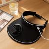 USB-wiederaufladbare Stoff-Sonnenblendenmütze mit eingebautem Ventilator, einstellbarer Luftstrom, drei Geschwindigkeitsstufen, leichte, atmungsaktive Kühlkappe für den Außenbereich