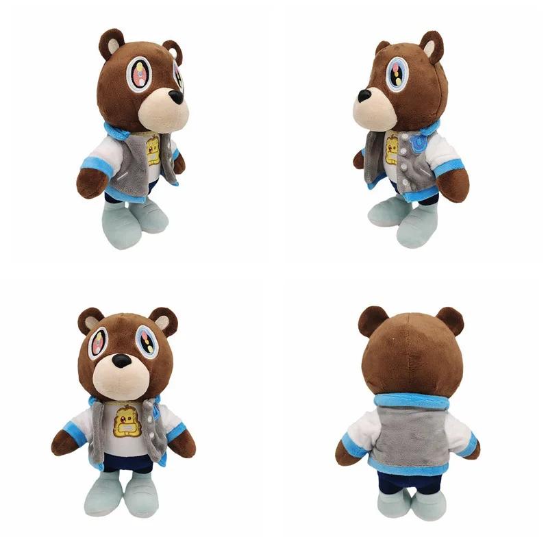 Peluche Kawaii dell'Orso Dropout di Kanye | Bambola Morbida Ripiena dell'Album di Laurea di Kanye West | Decorazione per la Casa e Regalo di Compleanno