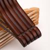 Wooden Hangers 5pcs Solid Wood Coat Hanger Heavy Duty, Smooth Finish High-Grade Wooden Clothes Hanger with Non Slip Pant Bar, 360° Swivel Hook