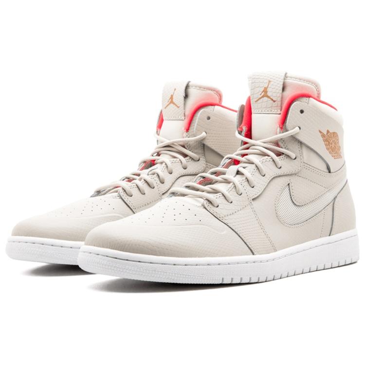 Jordan 1 Retro High Nouveau Pure Platinum Bright Crimson 819176-050