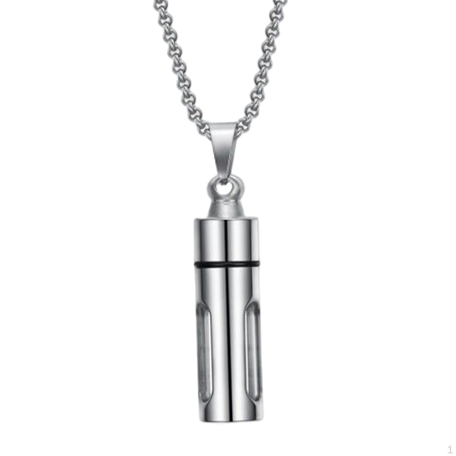 Кулон-урна Ожерелье Памятный сувенир для праха волос