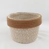 Cotton Rope Basket Large Toys Storage Woven Basket Decorative Round Closet Organizer for Clothes Towels Blankets