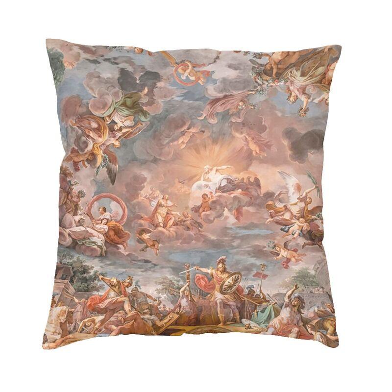 Luxury Via Triumphalis Of Saint Benedict Cushion Cover x Soft Baroque Throw Pillow Case Sofa Square Pillowcase Decoration
