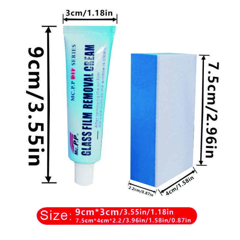 

Car Front Windshield Window Oil Film Removing Paste Deep Cleaning Home Streak-Free Shine Polishing Glass Long-term Cleaner Paste