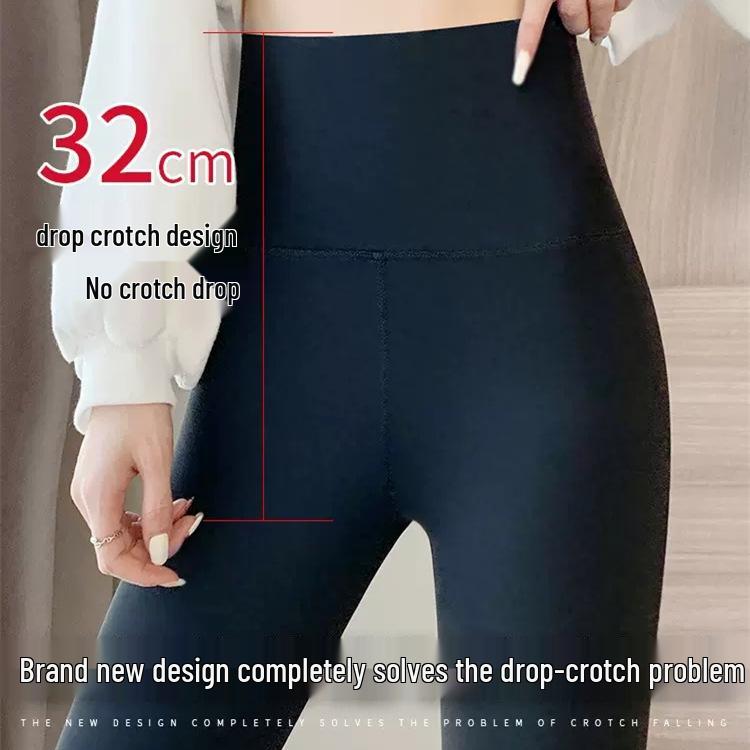 

High Waist Slim Fit Plus Velvet Shark Yoga Pants with Avocado Extract M (45-55 kg)
