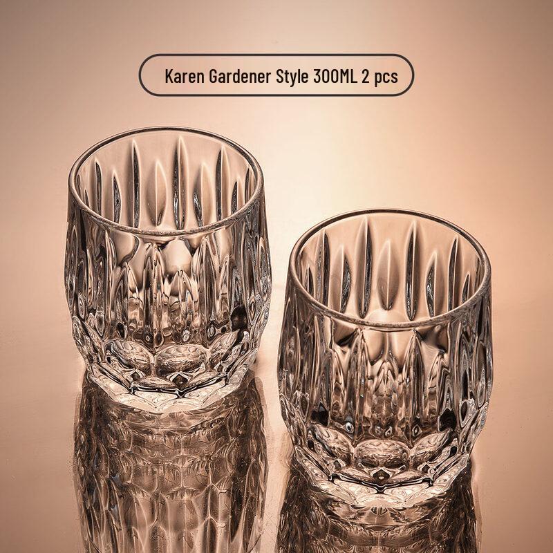 Retro Octagonal Crystal Whisky Glass
