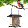 Suet Feeders for Outside Weather Guard Feeding Station Wild Bird Feeder for Wild Hummingbirds Woodpeckers Parrot All Breeds