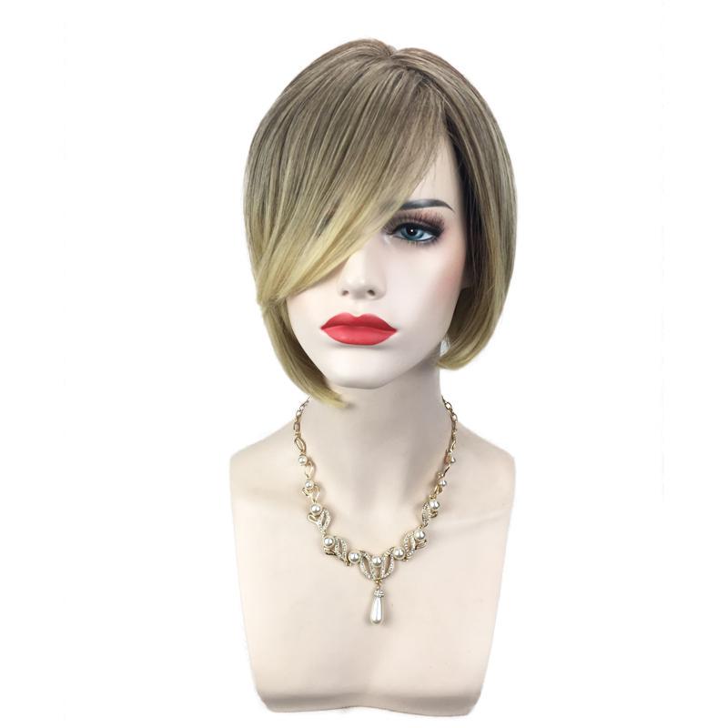 Volosy Pariki Zhenskij Korotkij Chernyj Pariki Dlya Zhenshin Sinteticheskih Teplostojkih Volokna Smeshannyj Cvet Kosplej Kupit Po Nizkim Cenam V Internet Magazine Joom