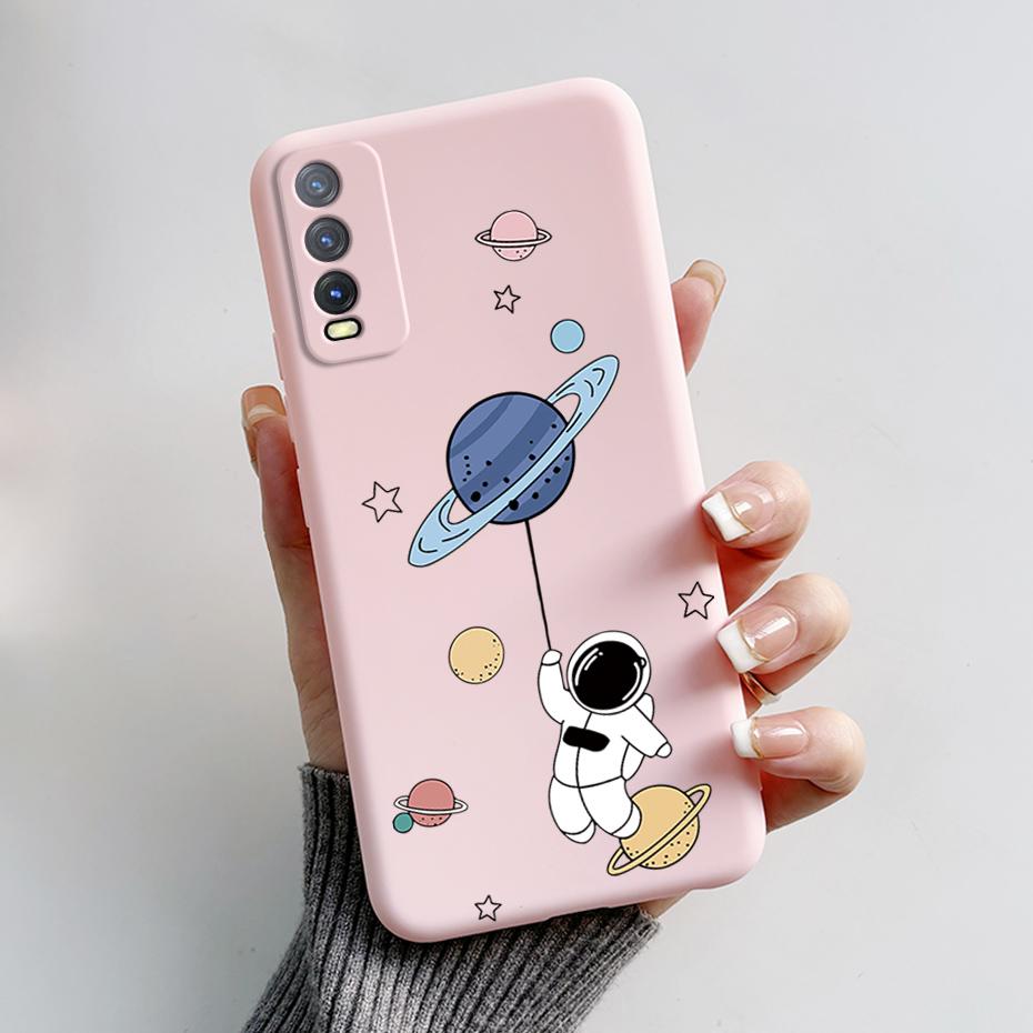 Soft Case For Vivo V2027 Cover Vivo Y11s Y12s Y12a Y20 Y20s Y20i Phone Cases Cute Rabbit Panda Pattern Silicon Capas For Y20 20S