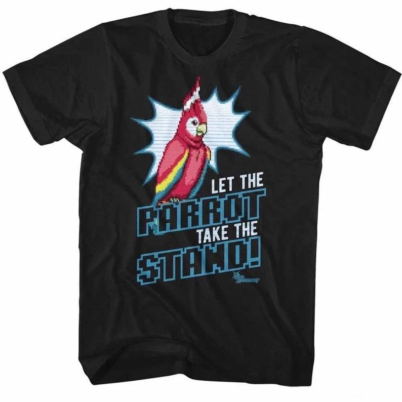 Ace Attorney Let The Parrot Take The Stand Adult Black Shirt, Unisex Sh 4XL