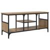 TV Stand Artisan Oak 100 x 35 x 45 cm Engineered Wood and Iron